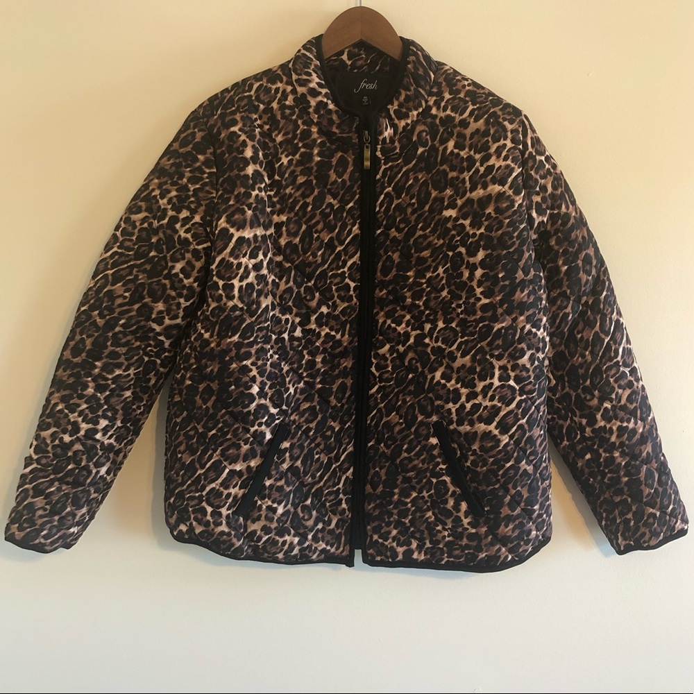 Ost Women's Leopard Print Jacket